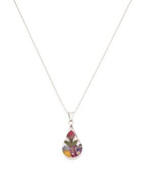 SEED & SAGE Made In Mexico Tear Multi Dry Flower Necklace
